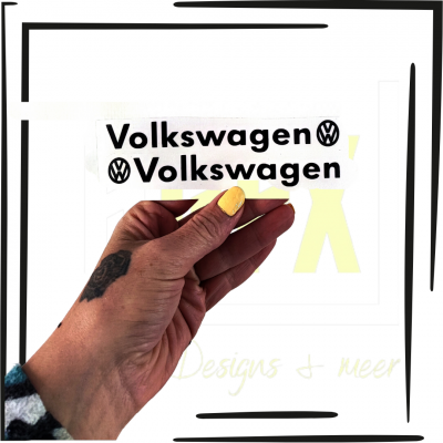 Volkswagen Tag - Set van 2 stickers